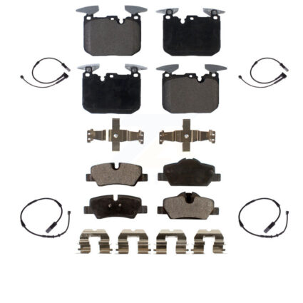 Front Rear Ceramic Disc Brake Pads Wear Sensor Kit For 2020 Mini Cooper John Works KTW-100550