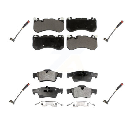Front Rear Ceramic Disc Brake Pads And Wear Sensors Kit For Mercedes-Benz G63 AMG KTW-100560