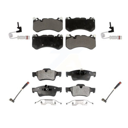 Front Rear Ceramic Disc Brake Pads And Wear Sensors Kit For Mercedes-Benz G63 AMG KTW-100561