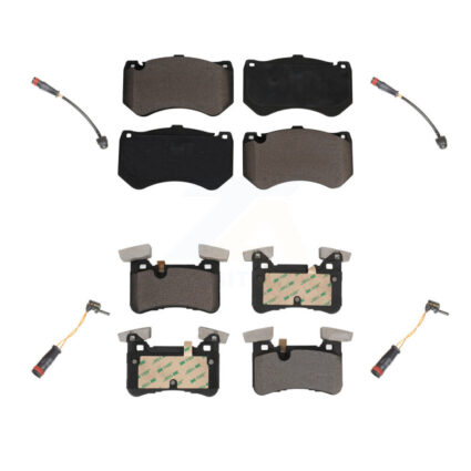 Front Rear Ceramic Disc Brake Pads And Wear Sensors Kit For Mercedes-Benz C63 AMG S KTW-100562