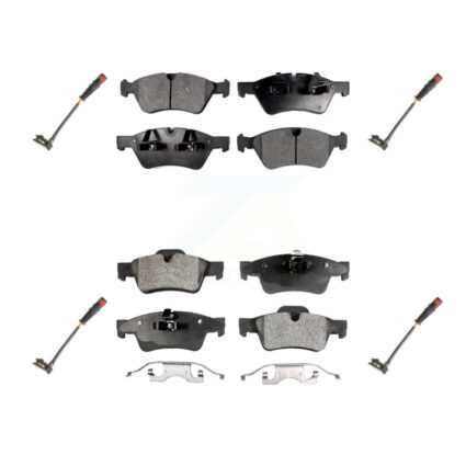 Front Rear Ceramic Brake Pad Wear Sensor Kit For Mercedes-Benz ML350 R350 GL450 ML500 G55 KTW-100580
