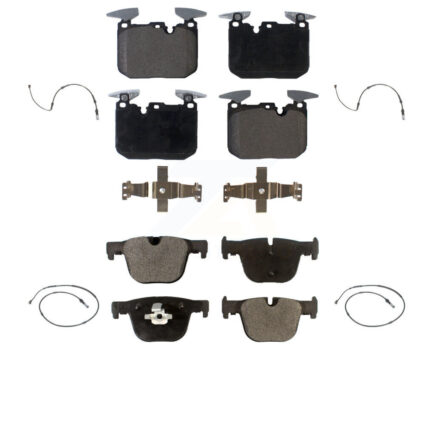 Front Rear Ceramic Brake Pads Wear Sensor Kit For BMW 435i xDrive 440i Gran Coupe 340i GT KTW-100650