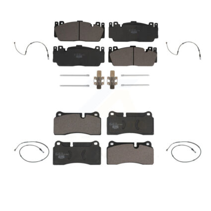 Front Rear Ceramic Brake Pad And Wear Sensor Kit For BMW M2 With Composite Brakes KTW-100656