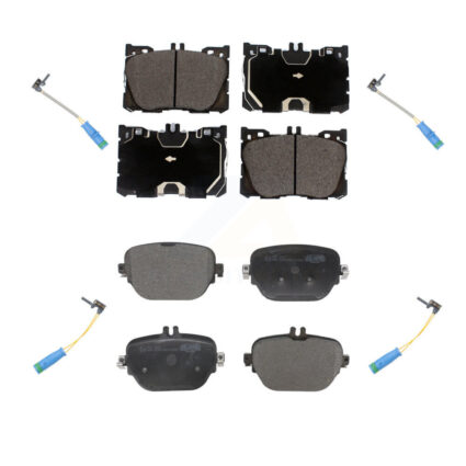 Front Rear Ceramic Brake Pad And Wear Sensor Kit For 2019-2020 Mercedes-Benz E53 AMG 3.0L KTW-100659