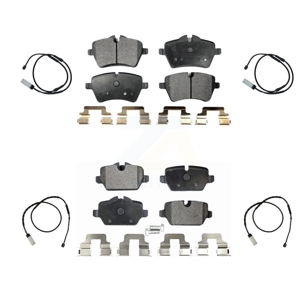 Front Rear Ceramic Disc Brake Pads And Wear Sensor Kit For Mini Cooper Countryman Paceman KTW-100662