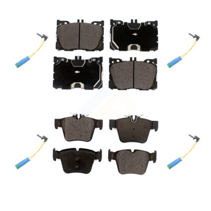 Front Rear Ceramic Brake Pads Wear Sensor Kit For Mercedes-Benz GLC300 C43 AMG GLC43 C450 KTW-100677
