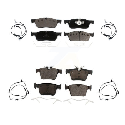 Front Rear Ceramic Disc Brake Pads And Wear Sensors Kit For Land Rover Range Evoque KTW-100684