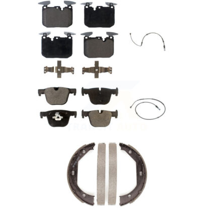 Front Rear Ceramic Brake Pad Wear Sensor Kit (5Pc) For BMW 435i xDrive 440i Gran Coupe GT KTW-100740