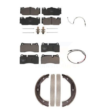 Front Rear Ceramic Disc Brake Pads And Wear Sensors Kit (5Pc) For BMW M3 M2 KTW-100761
