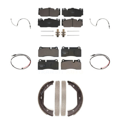 Front Rear Ceramic Disc Brake Pads And Wear Sensors Kit (7Pc) For BMW M3 M2 KTW-100805