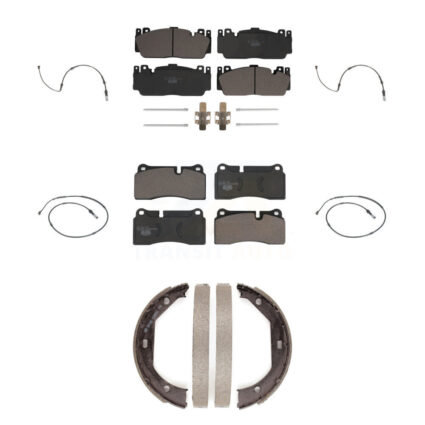 Front Rear Ceramic Disc Brake Pads And Wear Sensors Kit (7Pc) For BMW M2 KTW-100811