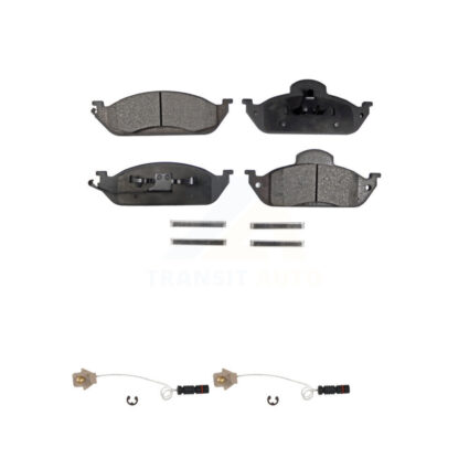 Front Ceramic Disc Brake Pads And Wear Sensors Kit For Mercedes-Benz ML320 ML350 ML430 KTW-100860