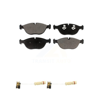 Front Ceramic Brake Pads & Wear Sensor Kit For Mercedes-Benz E430 SLK32 AMG E55 CLK55 C43 KTW-100861