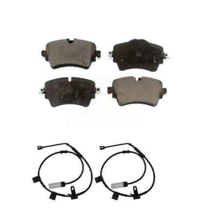 Front Ceramic Disc Brake Pads And Wear Sensors Kit For 2015 Mini Cooper 1.6L KTW-100869