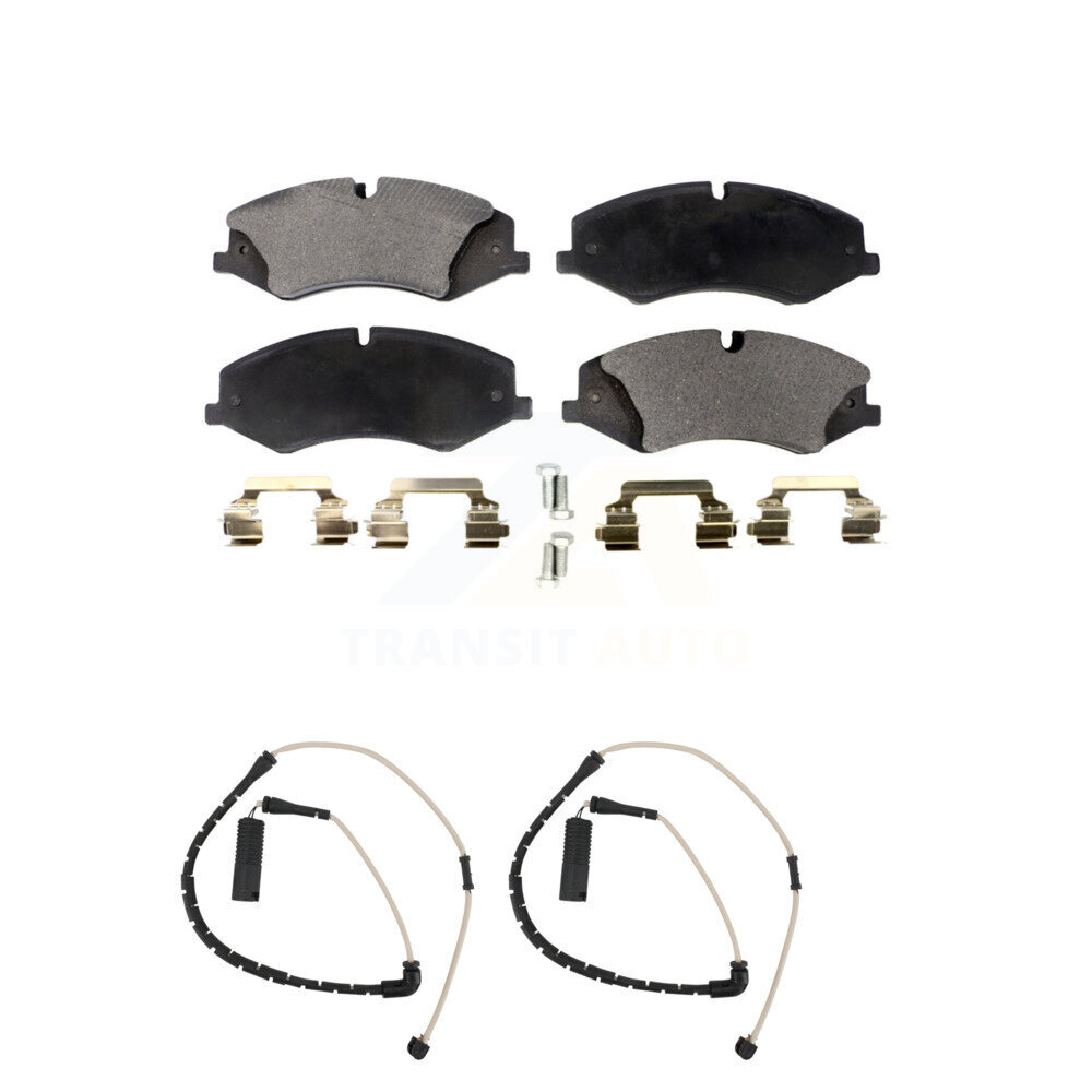 Front Ceramic Disc Brake Pads And Wear Sensors Kit For Land Rover Range KTW-100875