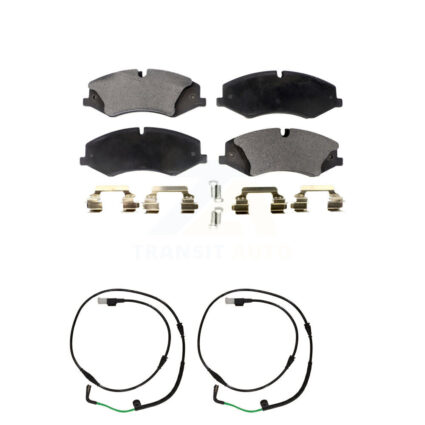 Front Ceramic Disc Brake Pads And Wear Sensors Kit For Land Rover LR4 KTW-100882