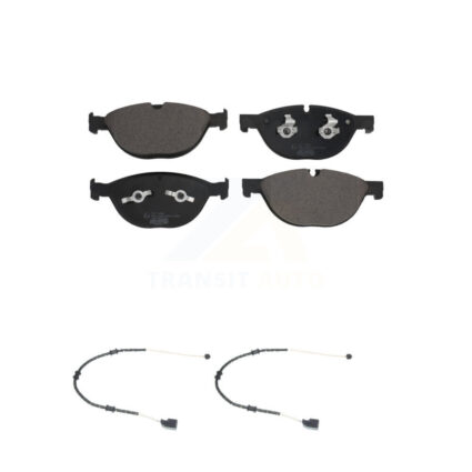 Front Ceramic Disc Brake Pads And Wear Sensors Kit For Jaguar XJ F-Type KTW-100890