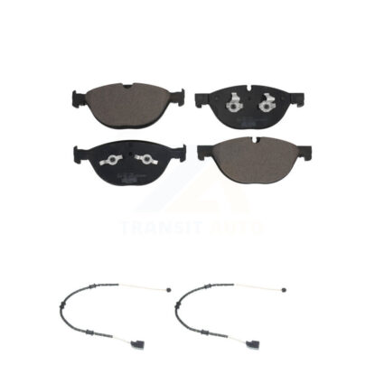 Front Ceramic Disc Brake Pads And Wear Sensors Kit For Jaguar F-Type KTW-100891