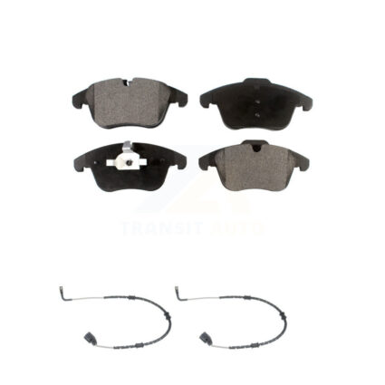Front Ceramic Disc Brake Pads And Wear Sensors Kit For Jaguar XF KTW-100893