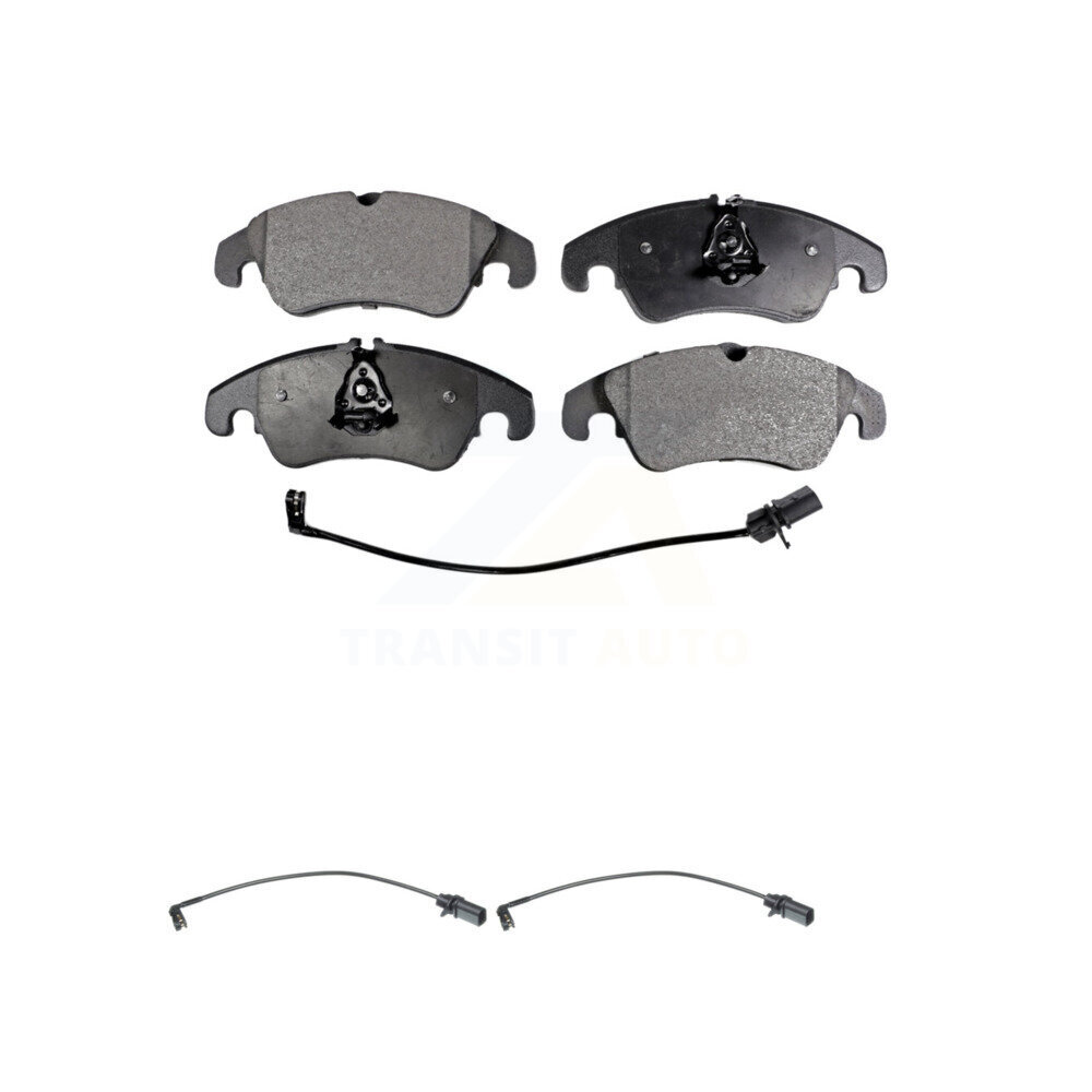 Front Ceramic Brake Pads Extra Wear Sensor Kit For Audi Q5 A4 Quattro A5 S4 S5 allroad A6 KTW-100900