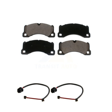 Front Ceramic Disc Brake Pads And Wear Sensors Kit For Porsche Cayenne KTW-100910