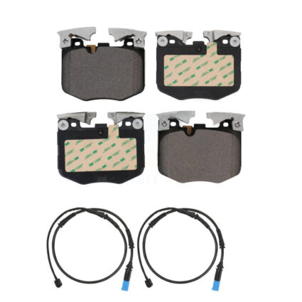 Front Ceramic Disc Brake Pads And Wear Sensors Kit For BMW X5 X7 KTW-100913