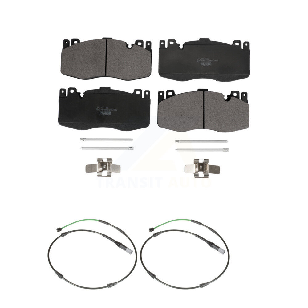 Front Ceramic Disc Brake Pads And Wear Sensors Kit For BMW X5 X6 M with 4.4L KTW-100929