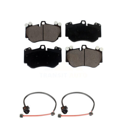 Front Ceramic Disc Brake Pads And Wear Sensors Kit For Porsche Cayenne KTW-100941