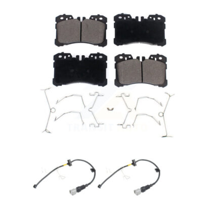 Front Ceramic Disc Brake Pads And Wear Sensors Kit For Lexus LS500 LS500h KTW-100972