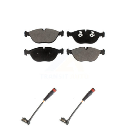 Front Ceramic Disc Brake Pads And Wear Sensors Kit For Mercedes-Benz S500 S430 KTW-100981