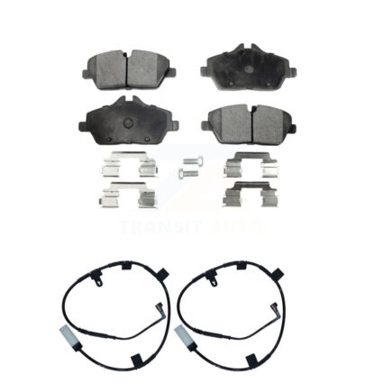 Front Ceramic Brake Pad & Wear Sensor Kit For Mini Cooper With 280mm Diameter Rotor KTW-100989