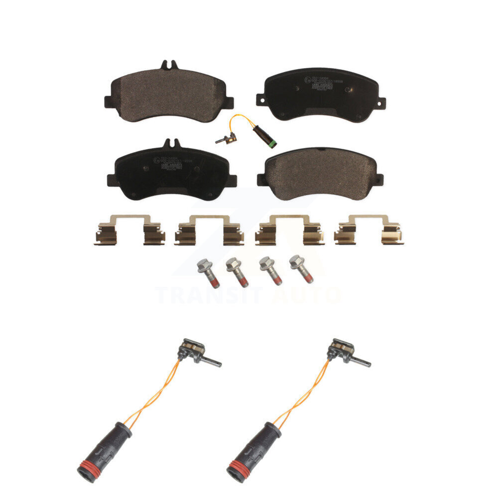 Front Ceramic Disc Brake Pads And Extra Wear Sensors Kit For Mercedes-Benz GLK350 GLK250 KTW-101007
