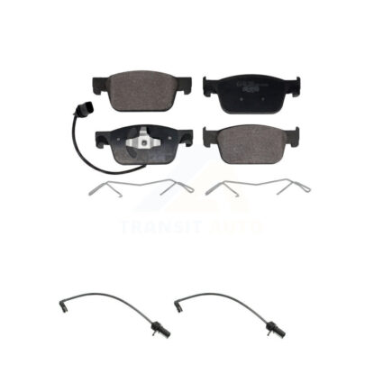 Front Ceramic Disc Brake Pads And Extra Wear Sensors Kit For Audi A4 Quattro KTW-101016