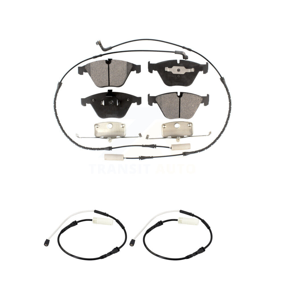 Front Ceramic Disc Brake Pads & Extra Wear Sensor Kit For BMW 328i xDrive 335i 335is 335d KTW-101039