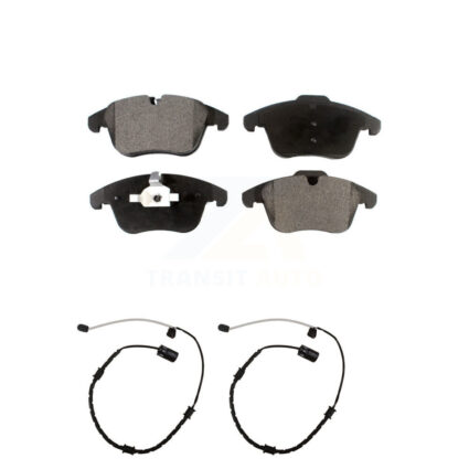 Front Ceramic Brake Pad & Wear Sensor Kit For 2007 Jaguar XK with Composite KTW-101048