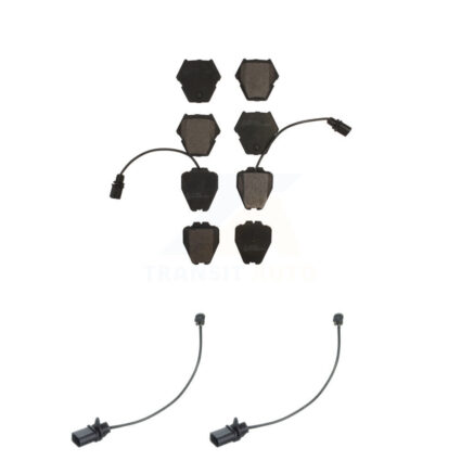 Front Ceramic Disc Brake Pads And Extra Wear Sensors Kit For Volkswagen Passat KTW-101050
