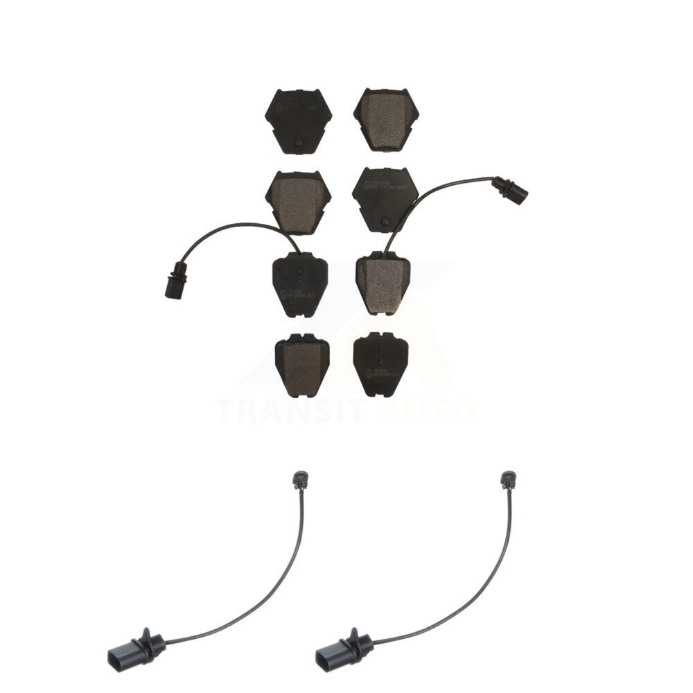 Front Ceramic Disc Brake Pads And Extra Wear Sensors Kit For Volkswagen Passat KTW-101050