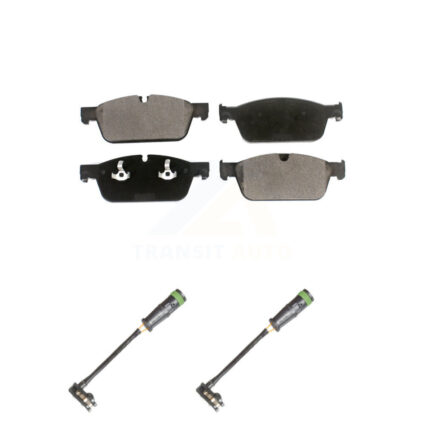 Front Ceramic Disc Brake Pads And Wear Sensors Kit For 2017 Mercedes-Benz GLS350d 3.0L KTW-101055