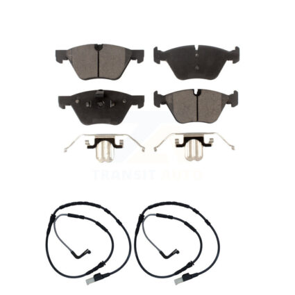 Front Ceramic Disc Brake Pads And Wear Sensors Kit For BMW Z4 KTW-101063