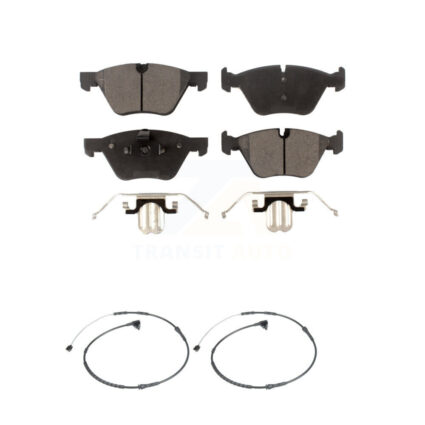 Front Ceramic Disc Brake Pads And Wear Sensors Kit For BMW Z4 KTW-101064