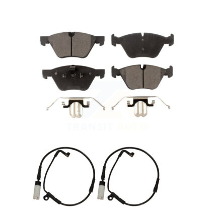 Front Ceramic Disc Brake Pad Wear Sensor Kit For BMW 525i With 310mm Diameter Rotor KTW-101070