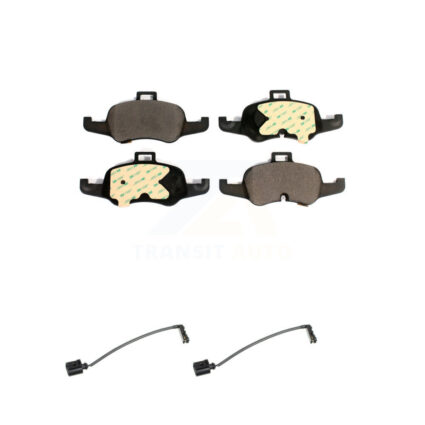 Front Ceramic Disc Brake Pads And Wear Sensors Kit For Audi TTS Quattro 2.0L KTW-101073