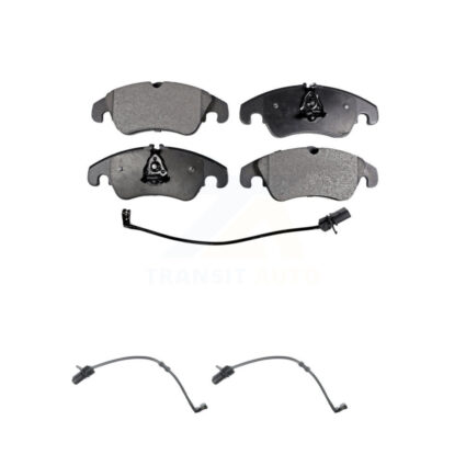 Front Ceramic Disc Brake Pads And Extra Wear Sensors Kit For Audi A7 Quattro A6 KTW-101081