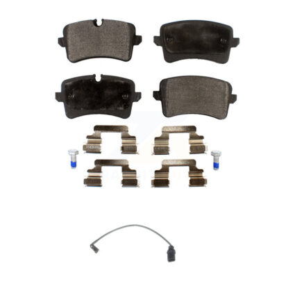Rear Ceramic Brake Pad Wear Sensor Kit For Audi Porsche Macan A6 Quattro A7 RS5 S6 RS7 S7 KTW-101097