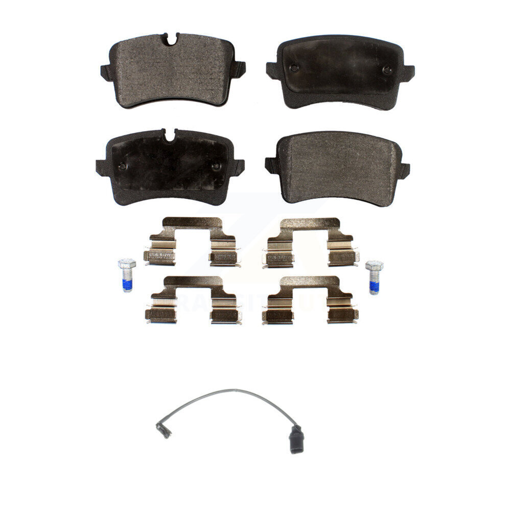 Rear Ceramic Brake Pad Wear Sensor Kit For Audi Porsche Macan A6 Quattro A7 RS5 S6 RS7 S7 KTW-101097