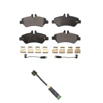 Rear Ceramic Brake Pad Extra Wear Sensor Kit For Mercedes-Benz Sprinter 3500 Freightliner KTW-101138
