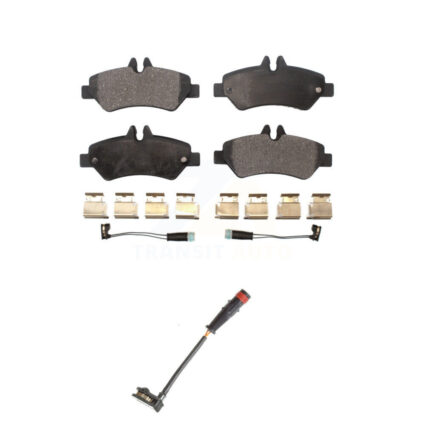 Rear Ceramic Brake Pad & Extra Wear Sensor Kit For Mercedes-Benz Sprinter 2500 3500 Dodge KTW-101140