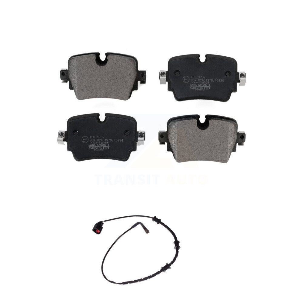 Rear Ceramic Brake Pad & Wear Sensor Kit For Jaguar F-Type With 325mm Diameter Rotor KTW-101168