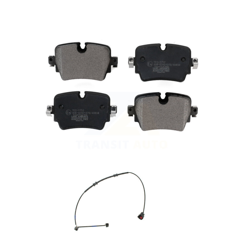 Rear Ceramic Brake Pad & Wear Sensor Kit For Jaguar F-Type With 325mm Diameter Rotor KTW-101170