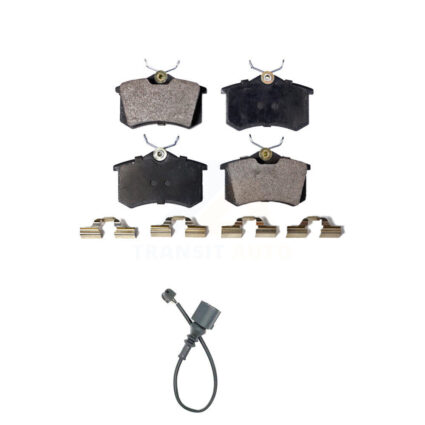Rear Ceramic Disc Brake Pads And Wear Sensors Kit For 2003-2006 Audi TT 1.8L KTW-101181